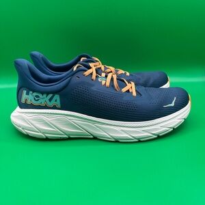 Hoka One One Blue and Yellow Athletic Shoes